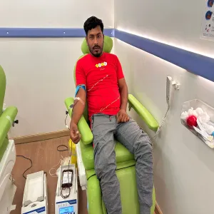 مرصد المسؤولية الاجتماعية يقيم حملة تبرع بالدم في حديقة بلدية حوطة سدير