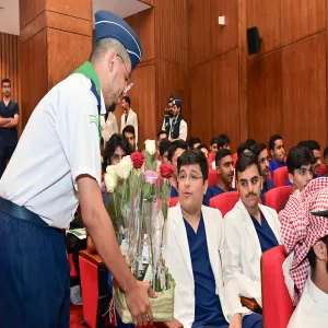 الكلية تقيم اللقاء التعريفي للطلبة المستجدين