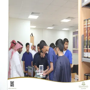 وحدة الأنشطة الطلابية بكلية التمريض تنظم زيارة تعريفية للمكتبة