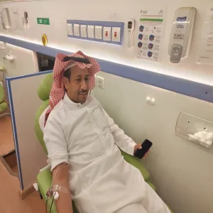 مرصد المسؤولية الاجتماعية يقيم حملة تبرع بالدم في مهرجان التمور الخامس بروضة سدير