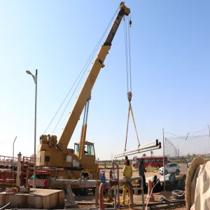 الإدارة العامة للمشروعات والتشغيل والصيانة تنفذ أعمال صيانة دورية لبئر المدينة الجامعة بالمجمعة