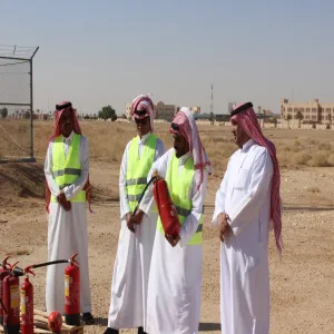 السلامة تُنفذ عدد من البرامج التدريبية عن كيفية استخدام وسائل السلامة