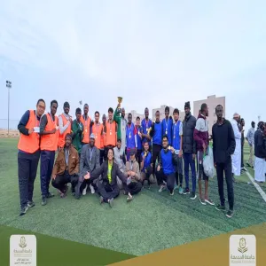 ختام دوري كرة القدم للطلاب الدوليين للفصل الدراسي الأول للعام الجامعي ١٤٤٧ هـ