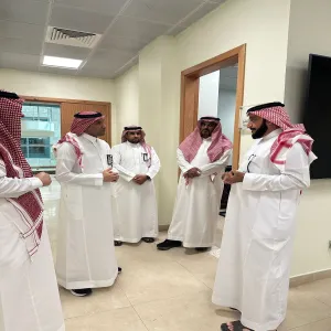 الإدارة العامة للمراجعة الداخلية تستقبل وفداً من جامعة الحدود الشمالية