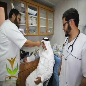 الخدمات الطبية تشارك في خدمة حجاج بيت الله الحرام في مدينة الحجاج بالمجمعة - صور الافتتاح -