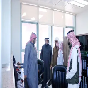 ‏جولة لسعادة عميد الكلية لأول يوم دراسي للفصل الثاني