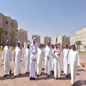 وكيل الجامعة يتفقد مقر الأسكان الجامعي بالمدينة الجامعية بالزلفي