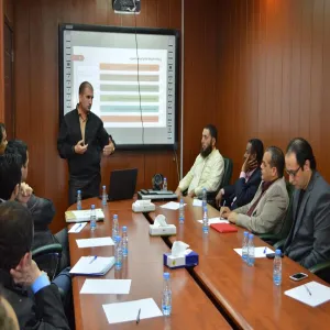 وكالة الجامعة للشؤون التعليمية تدرب ١٦ عضواً من أعضاء هيئة التدريس في الجامعة