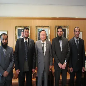 وفد من عمادة البحث العلمي ومركز بحوث الهندسة والعلوم التطبيقية بالجامعة في زيارة إلى اليابان