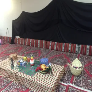 المخيم الربيعي المقام في كلية العلوم والدراسات الإنسانية برماح بقسم الطالبات