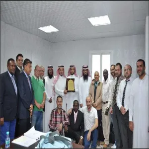 تكريم قسم التربية الخاصة بكلية التربية في المجمعة للدكتور عبد العزيز آل عثمان