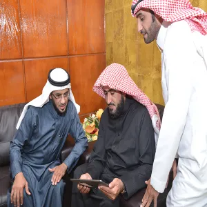 وكيل الجامعة يستقبل أعضاء مجلس إدارة نادي أصدقاء نزاهة الجامعي