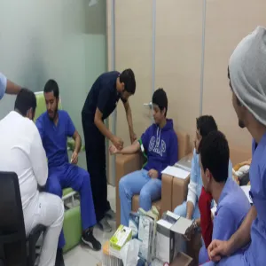 الخدمات الطبية تقيم برنامج  للتطعيم ضد الكبد الوبائي