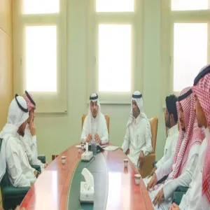 في لقاء مع سعادة عميد الكلية نادي القانون يعرض خطته التشغيلية لهذا العام