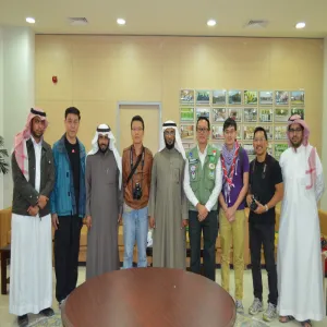 عمادة شؤون الطلاب تستقبل الوفد السنغافوري