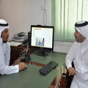 تدشين الموقع الإلكتروني لوكالة كلية التربية للدراسات العليا والبحث العلمي بالمجمعة