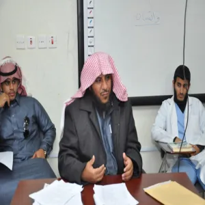 جلسة حوارية بعنوان (الأمن الفكري) أقامها قسم الدراسات الإسلامية بكلية التربية