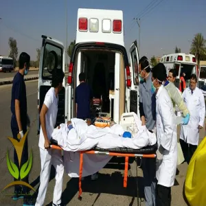 الخدمات الطبية تشارك في خطة فرضية مداهمة سيول وأمطار شاملة لعمليات إطفاء وإنقاذ وإخلاء وإسعاف أقامها الدفاع المدني في مستشفى الملك خالد بالمجمعة