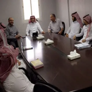 لقاء رئيس قسم التربية الخاصة مع الطلاب المتميزين