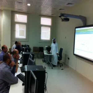 تدريب أعضاء هيئة التدريس على استخدام نظام جسور