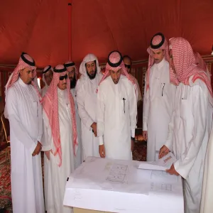 حفل وضع حجر الاساس للمباني والمنشآت العاجلة لكلية العلوم والدراسات الانسانية بالغاط