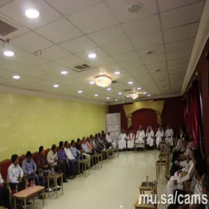 عميد كلية العلوم الطبية التطبيقية يقيم اللقاء السنوى  للعام الجامعى الجديد  1434/1435هـ مع وكلاء الكلية واعضاء هيئة التدريس والإداريين