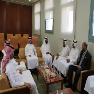 كلية العلوم بالزلفي تستضيف عميد شؤون الطلاب