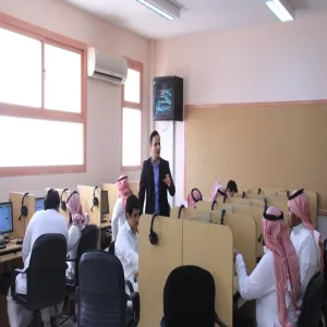 كلية العلوم والدراسات الإنسانية بالغاط تنفذ دورة بعنوان " نظام التعليم الإلكتروني D2L "