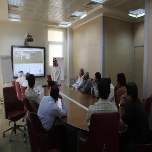 ورشة عمل في كيفية استخدام بوابة اعضاء هيئة التدريس