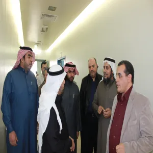 زيارة وكيل الجامعة للشئون التعليمية إلى كلية العلوم بالزلفي