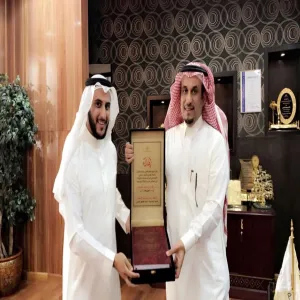 معالي مدير الجامعة يستقبل الدكتور ساير الحربي