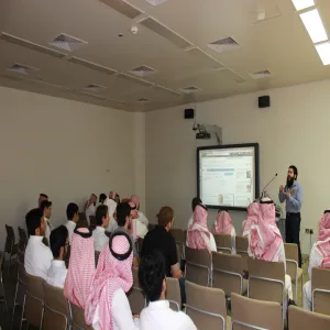 قسم علوم الحاسب والمعلومات ينظم دورة للطلاب بعنوان أمن المعلومات