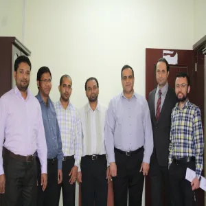 اجتماع سعادة المشرف التنفيذي على برنامج تقنية الشبكات مع أعضاء هيئة التدريس
