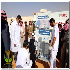 الخدمات الطبية المتنقله في زيارة لهجرة (برزان) احد المناطق النائية