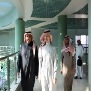 زيارة سعادة وكيل الجامعة للدراسات العليا والبحث العلميّ لكلية العلوم بالزلفي
