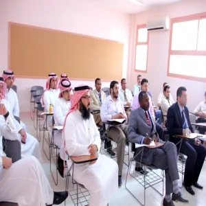 كلية العلوم والدراسات الإنسانية بالغاط تقيم دورة في استخدام السبورة الذكية لأعضاء هيئة التدريس
