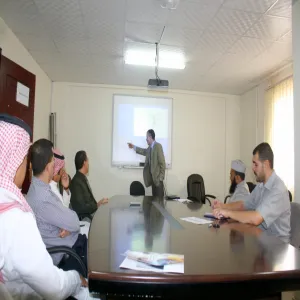 محاضرة علمية بكلية الهندسة بعنوان تأثير التغيرات المناخية على مصادر المياه في المملكة العربية السعودية و طرق التكيف معها
