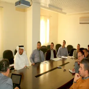 محاضرة في كلية الهندسة بعنوان : اعداد الدراسة الذاتية للاعتماد الأكاديمي ABET