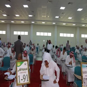 سعادة عميد الكلية يتفقد سير الاختبارات النهائية للفصل الدراسي الثاني 1437هـ -1438هـ