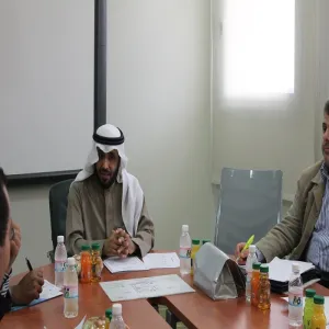 عمادة شؤون الطلاب تواصل اجتماعاتها مع منسقي المؤتمر العلمي الخامس