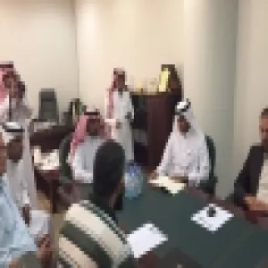 فريق من قسم علوم الحاسب والمعلومات يقوم بزيارة عمادة شؤون المكتبات