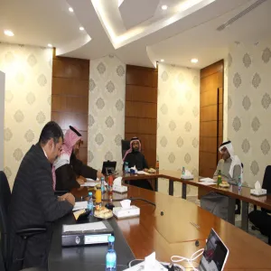 كلية علوم الحاسب والمعلومات تستقبل اللجنة العلمية لجائزة جامعة المجمعة لخدمة المجتمع
