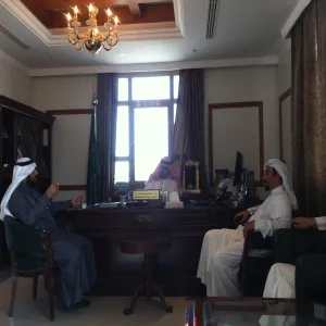 زيارة سعادة عميد كلية رماح لسعادة محافظ محافظة رماح