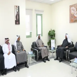 عمادة شؤون الطلاب في زيارة للكلية التقنية بالمجمعة