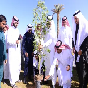 معالي مدير الجامعة يرعى انطلاق فعاليات أسبوع الشجرة 39