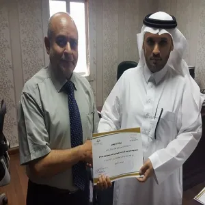 تكريم فريق العمل بوكالة الجودة وتطوير المهارات بكلية التربية بالمجمعة