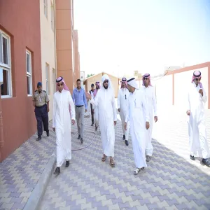 وكيل الجامعة يقوم بزيارة تفقدية لكلية التربية بالمجمعة أقسام الطالبات قبل بداية العام الجامعي