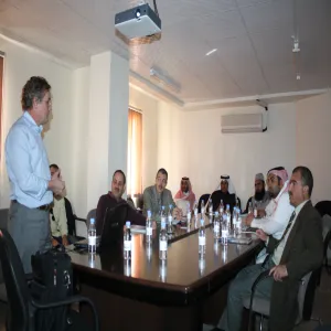 محاضرة علمية في كلية الهندسة