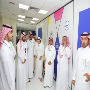 طلاب كلية علوم الحاسب والمعلومات في زيارة لشركة الاتصالات السعودية STC