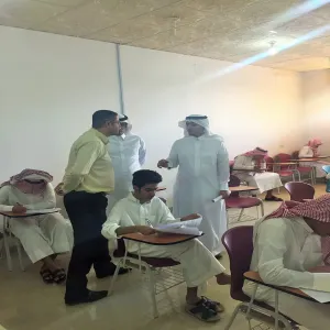 عميد الكلية في زيارة تفقدية لمتابعة سير العمل بمقر الكلية بمحافظة الزلفي